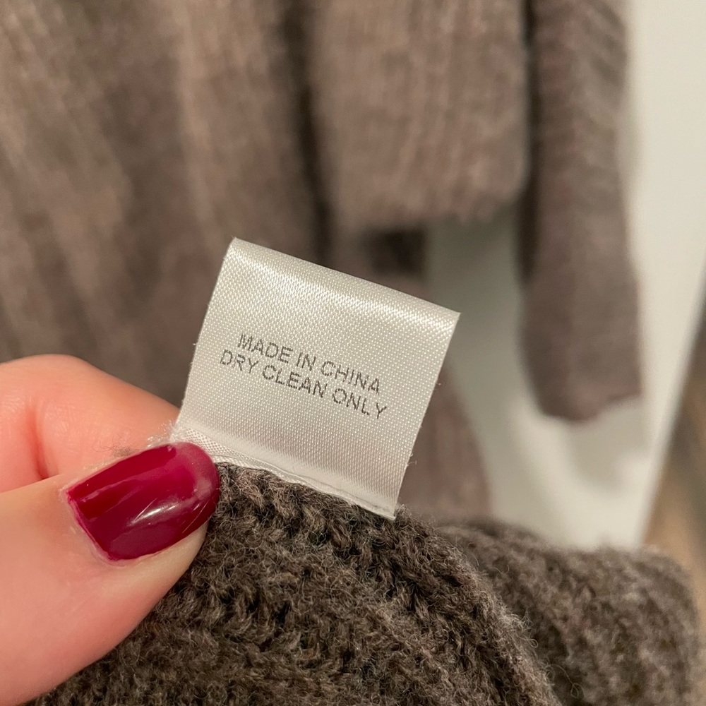 The Sei V-neck Wool Sweater Dress - Picture 7 of 7